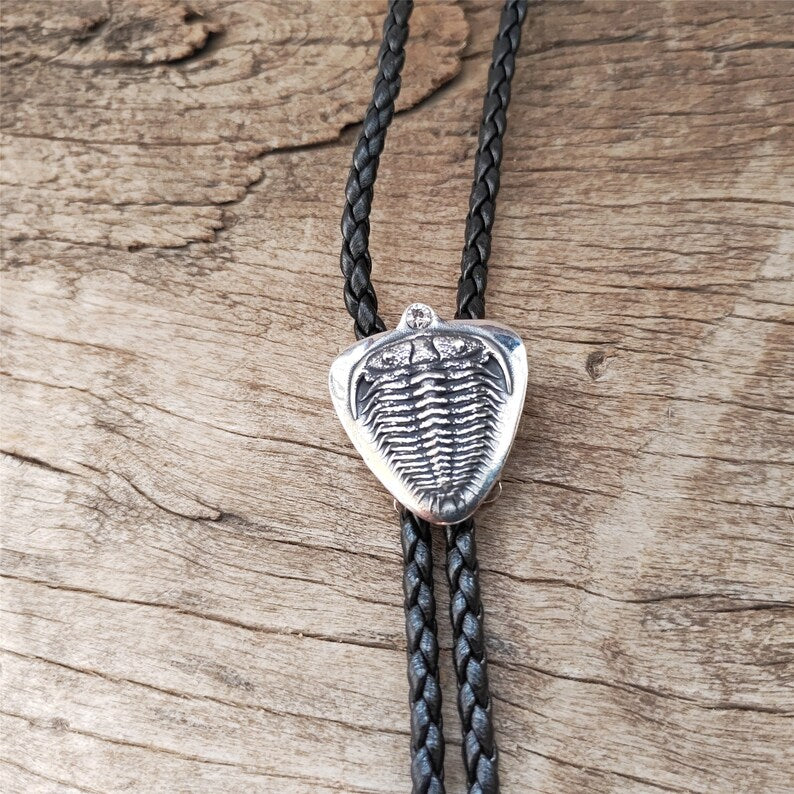 Fossil Bola Bolo Tie