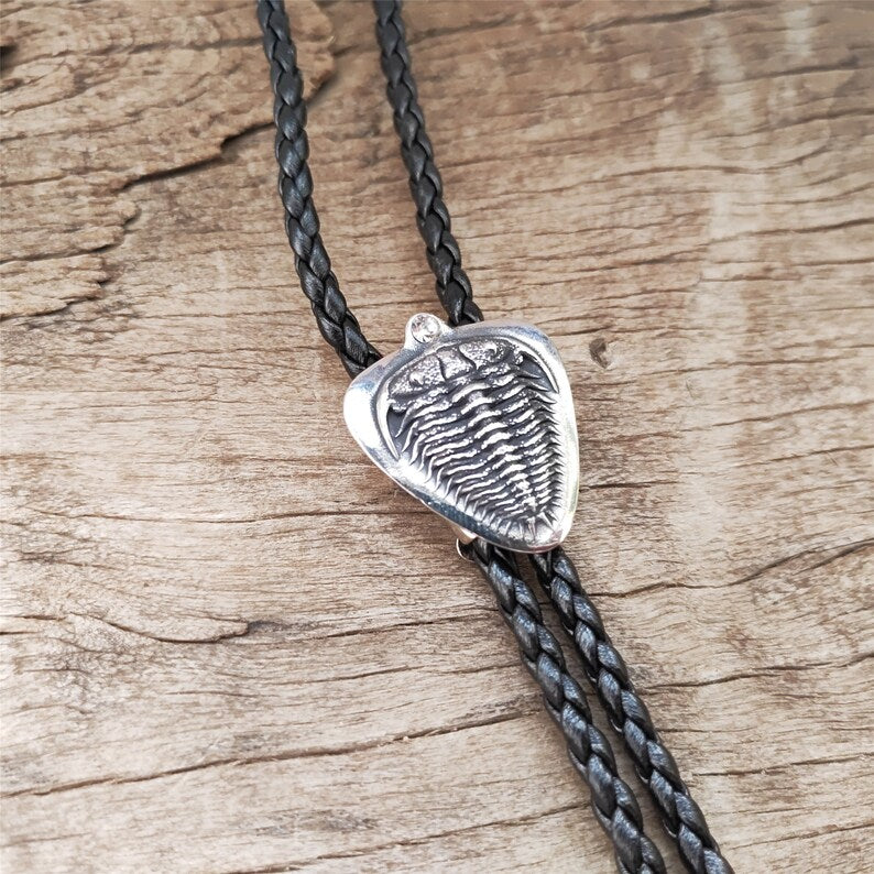 Fossil Bola Bolo Tie