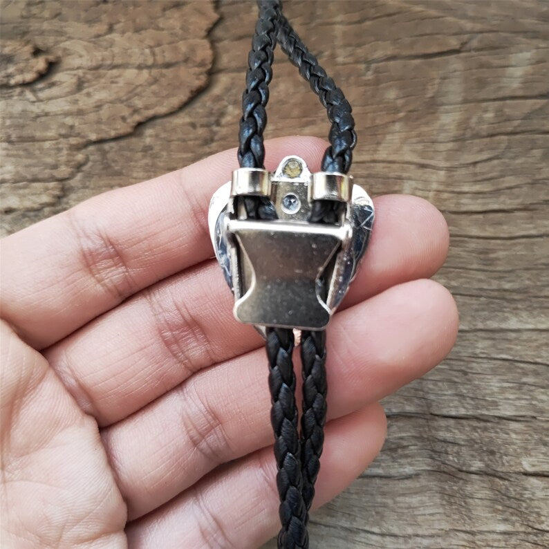 Fossil Bola Bolo Tie