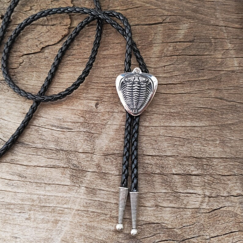 Fossil Bola Bolo Tie