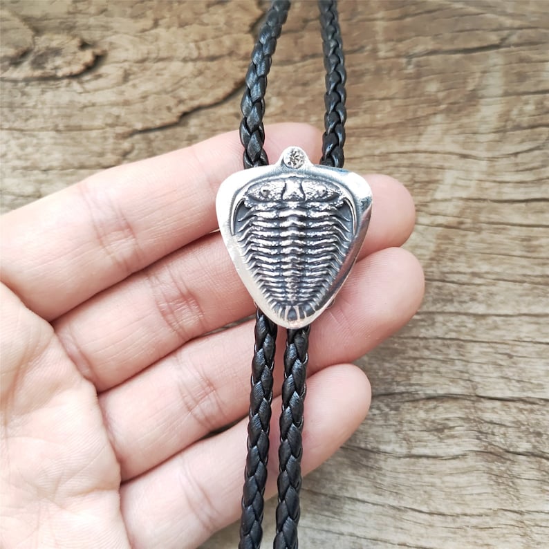 Fossil Bola Bolo Tie