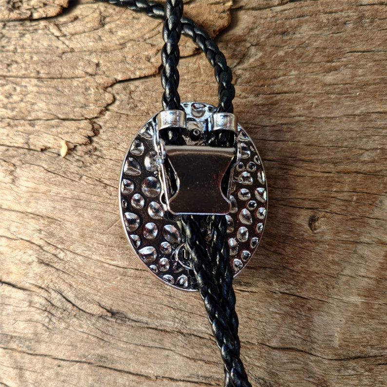 Blue Real Scorpion Bola Bolo Tie