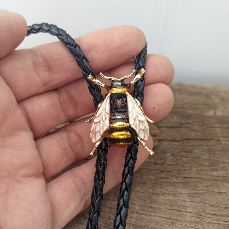3D Bee Bolo Tie