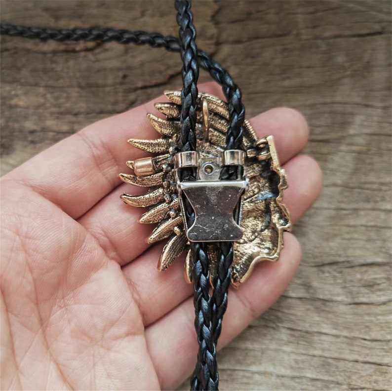 Native American Avatar Bolo Tie