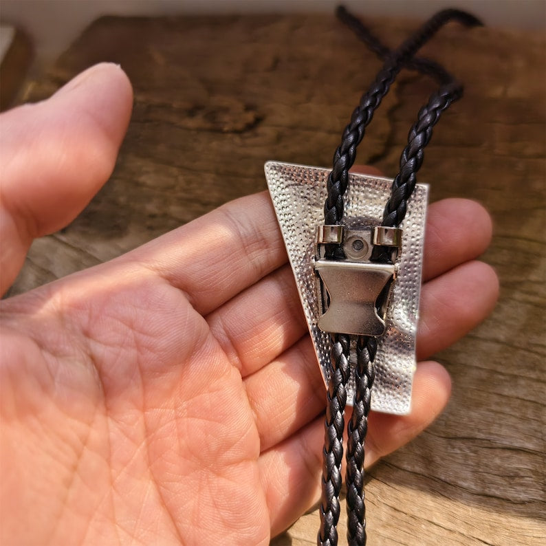 Abstract Face Bolo Tie