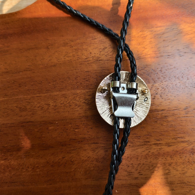 Pearl Sun Moon & Stars Bola Tie Bolo Tie