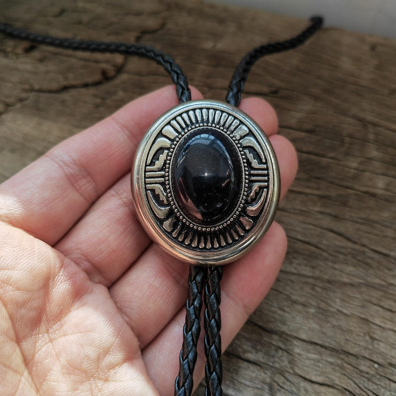 Western Bolo Tie: Starry