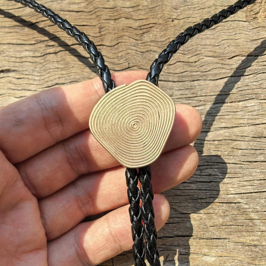 Rose Gold Bolo Tie: Rhinestone Cowboy Wedding Necktie