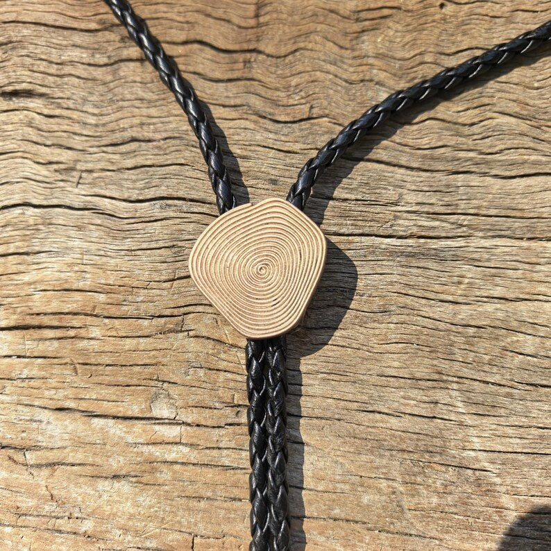 Rose Gold Bolo Tie: Rhinestone Cowboy Wedding Necktie